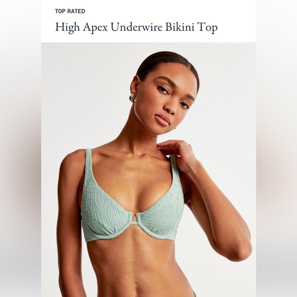 Abercrombie and Fitch High Apex Bikini Top - Picture 1 of 5